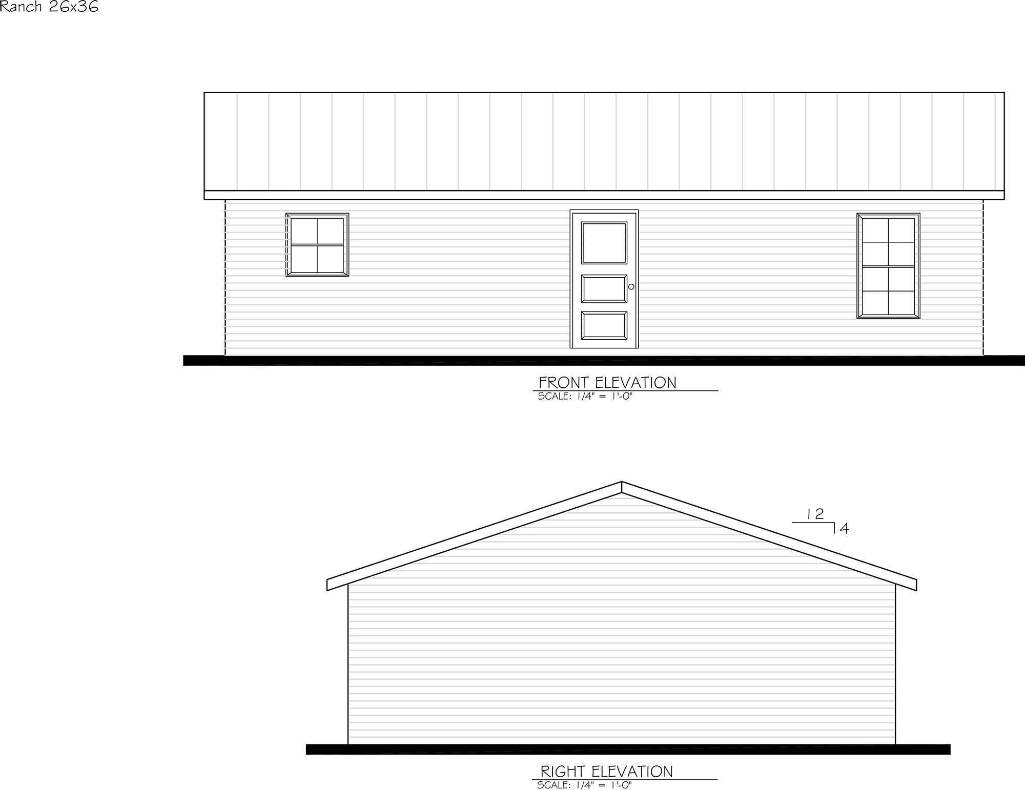 936 Ranch front side draft