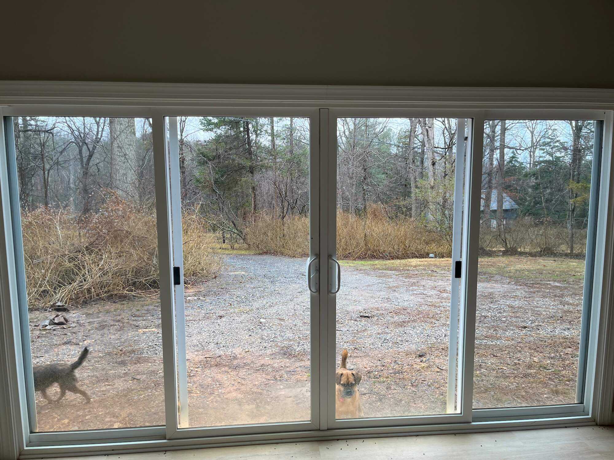 Dillwyn VA 1200 Contemporary finished sliding glass doors