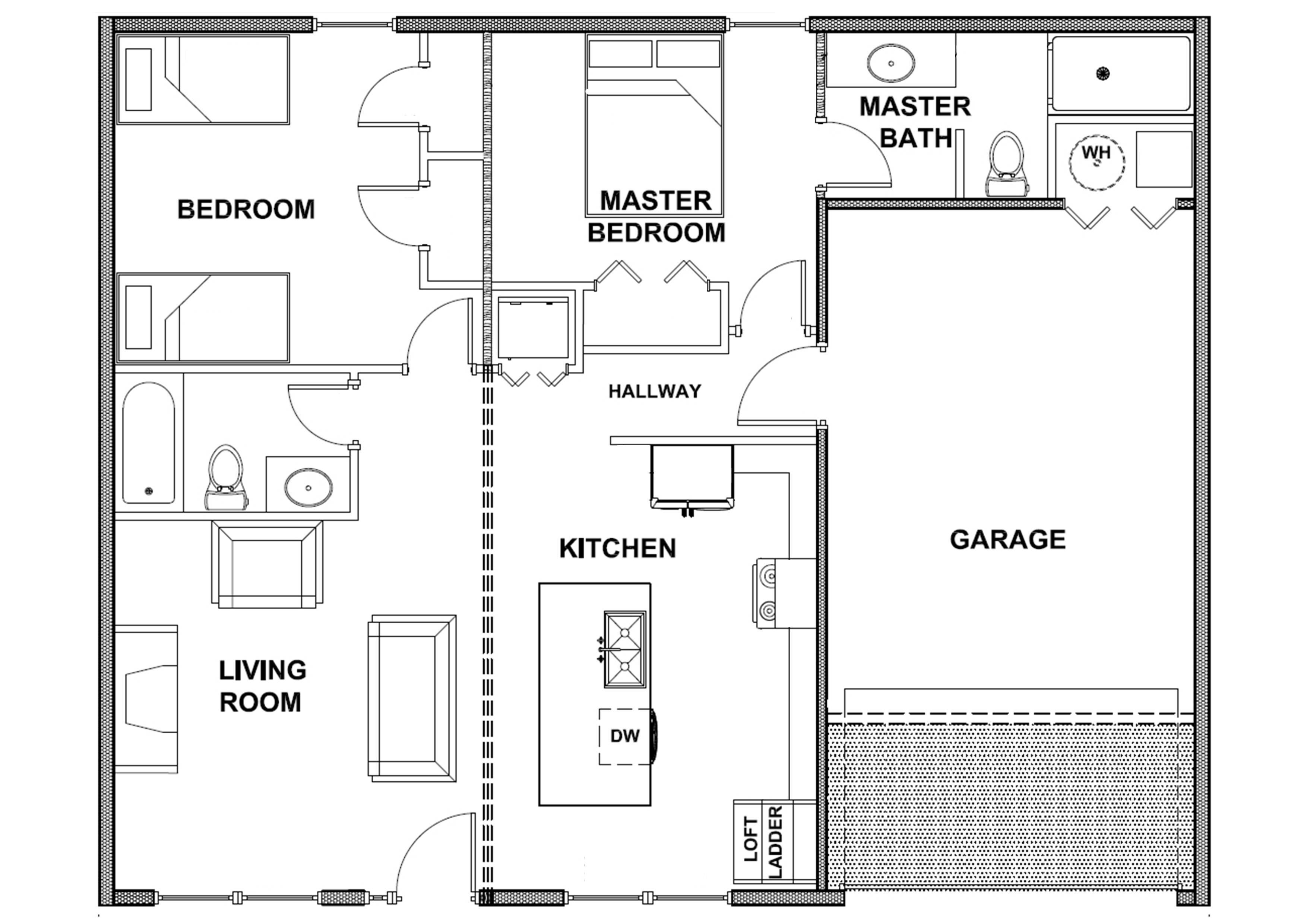 Floor Plans Modern House Kit MSH Drennan 2021