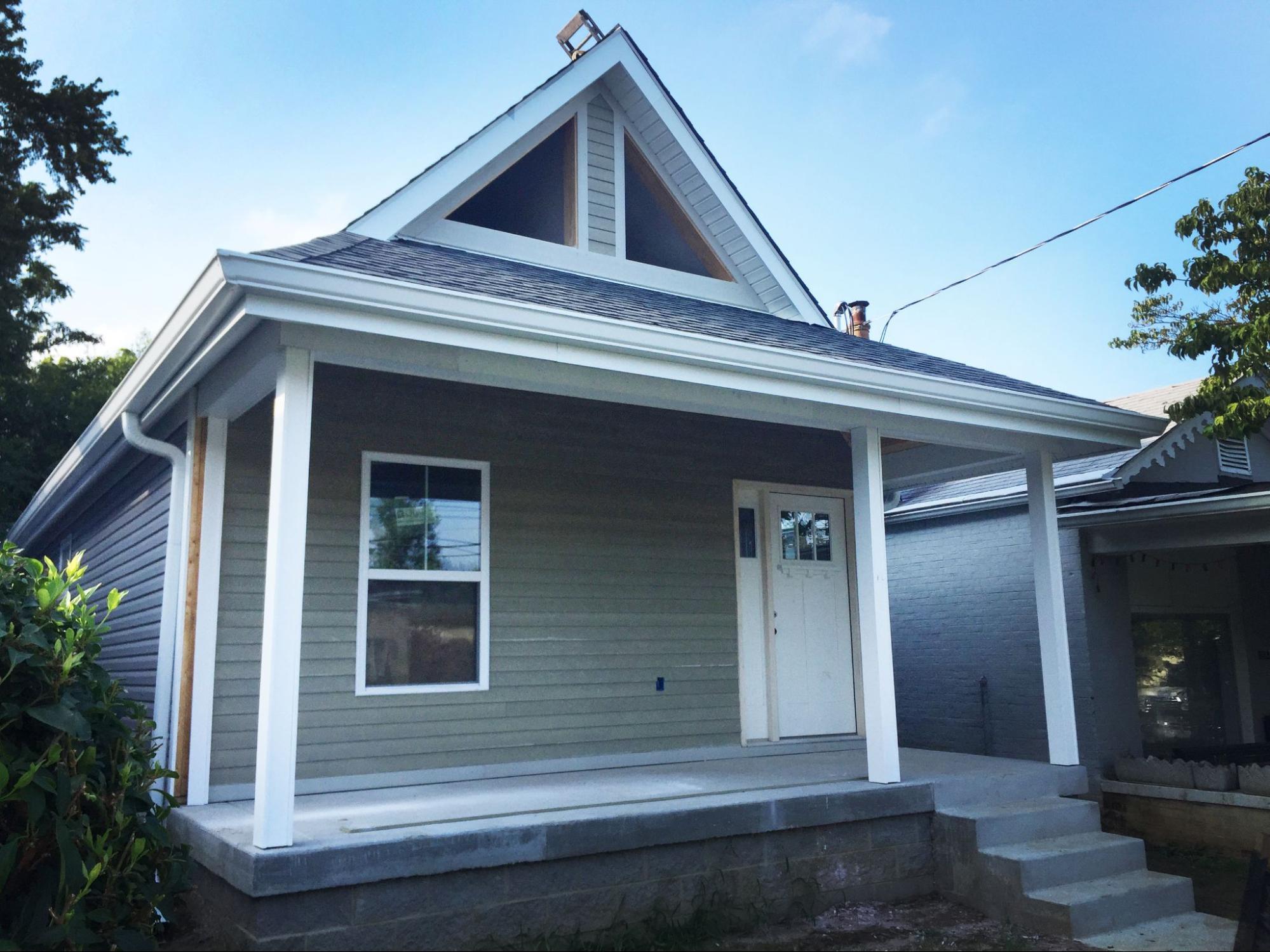 MSH 20180925 louisville kentucky ky payne cottage urban outdoors finished grey paneling front side view PX1