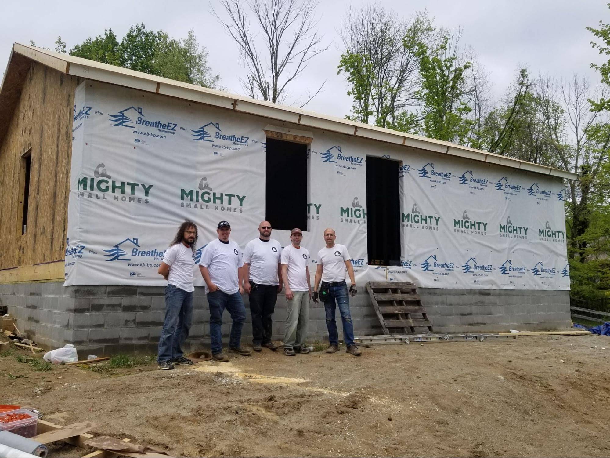 MSH 20200406 outdoors construction waterproofing workers Group Photo Front Side Left View lagrange kentucky ranch PX min
