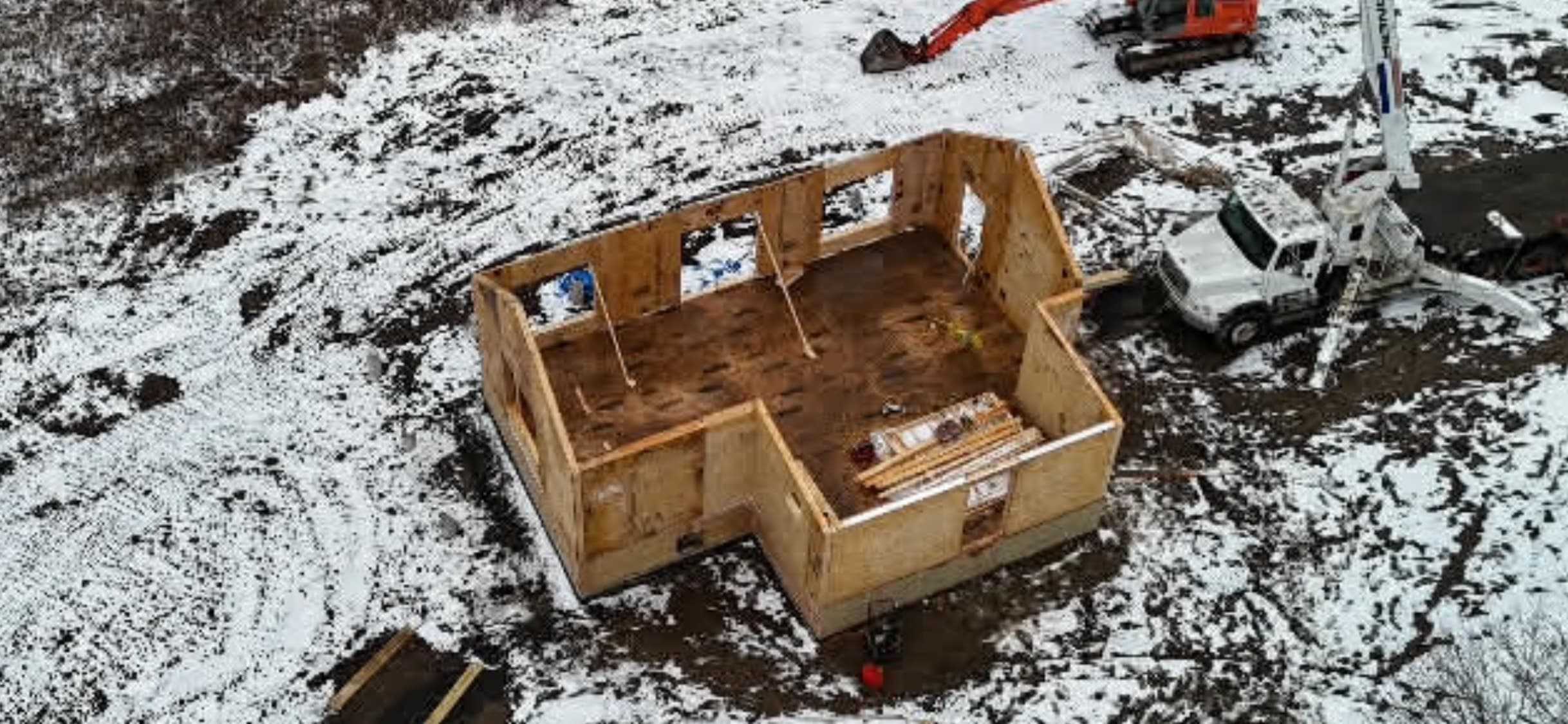 MSH Customer Build Cherry Valley NY Cottage Arial Layout