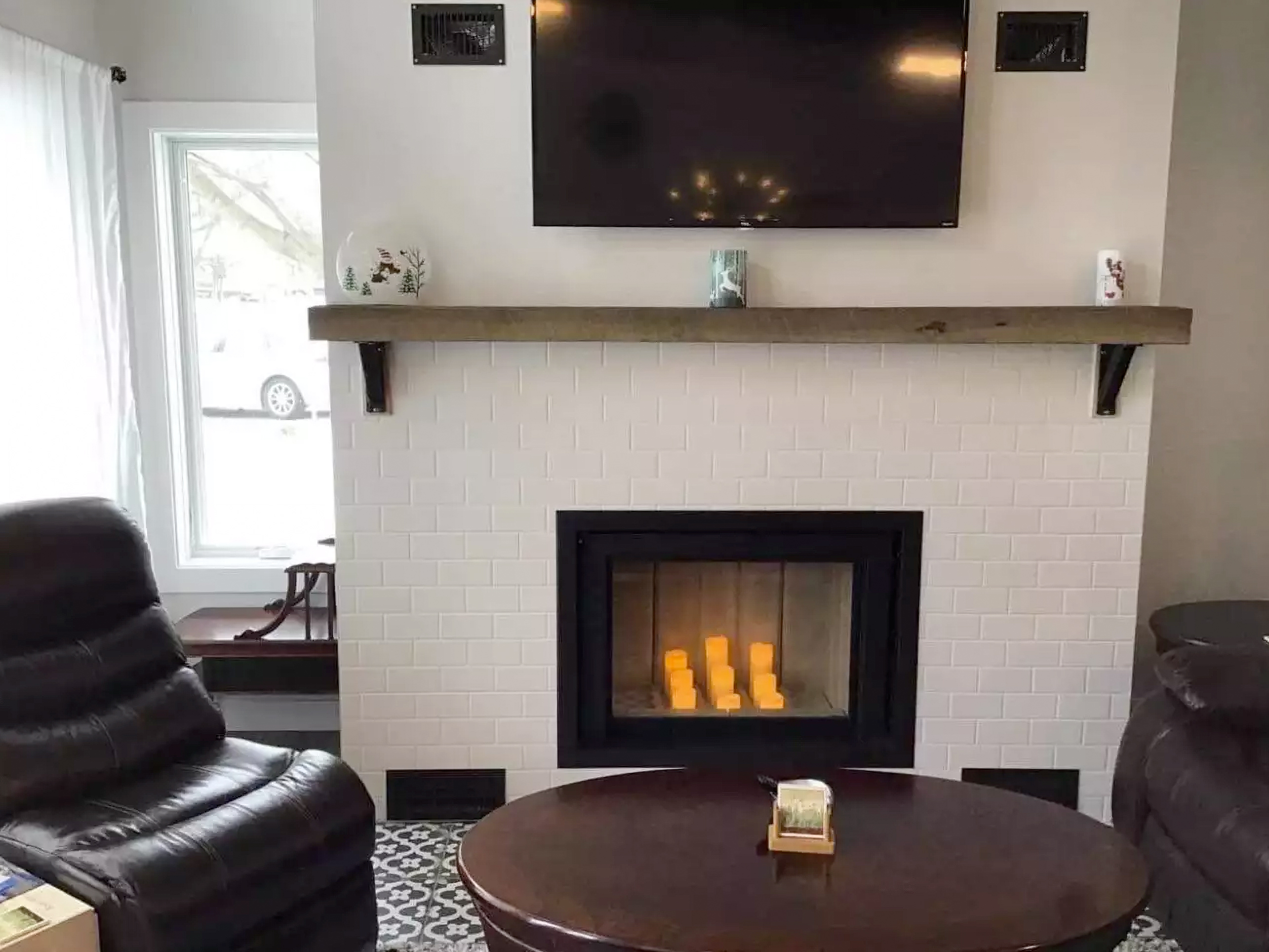 MSH Customer Build Iowa Modern Fireplace