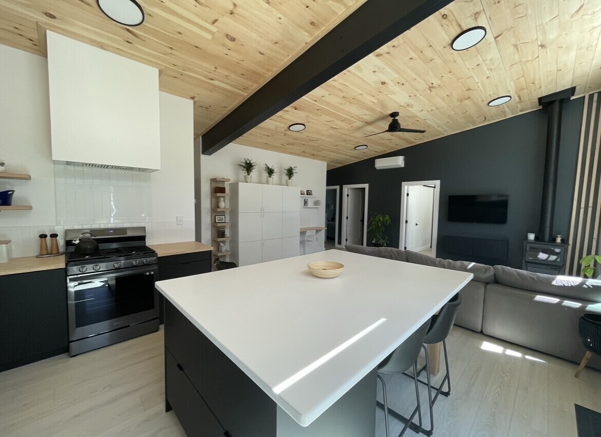 Modern kitchen island