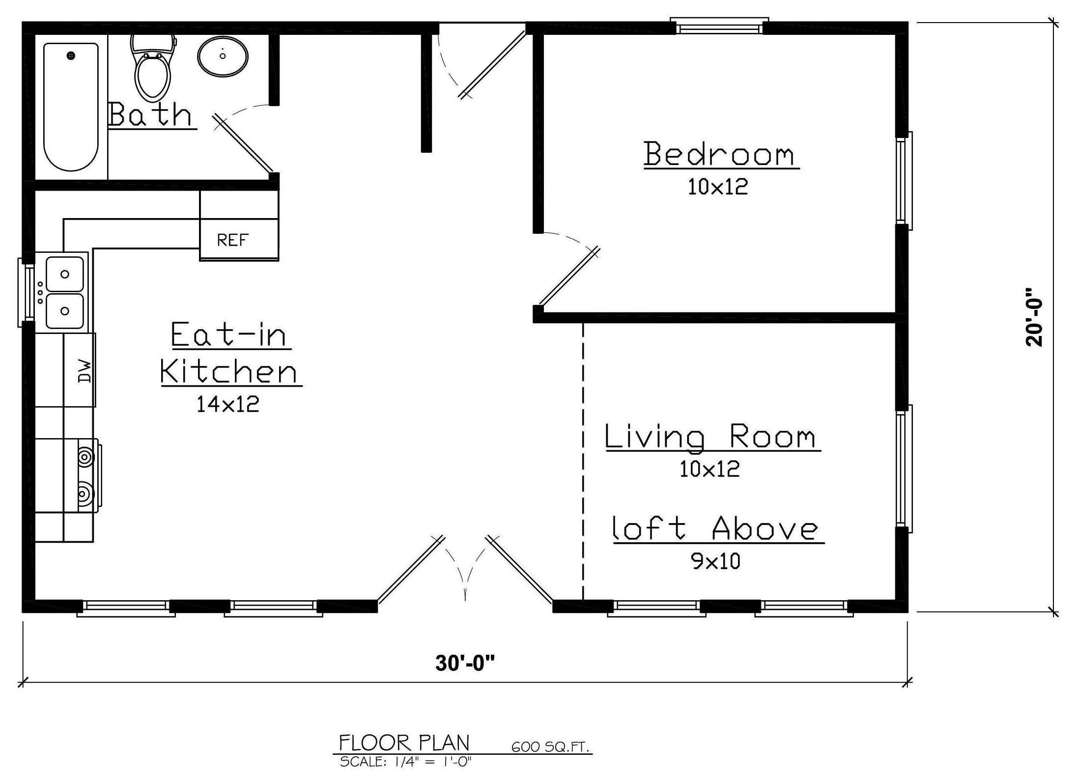 Modern 20 x 30 600sft B