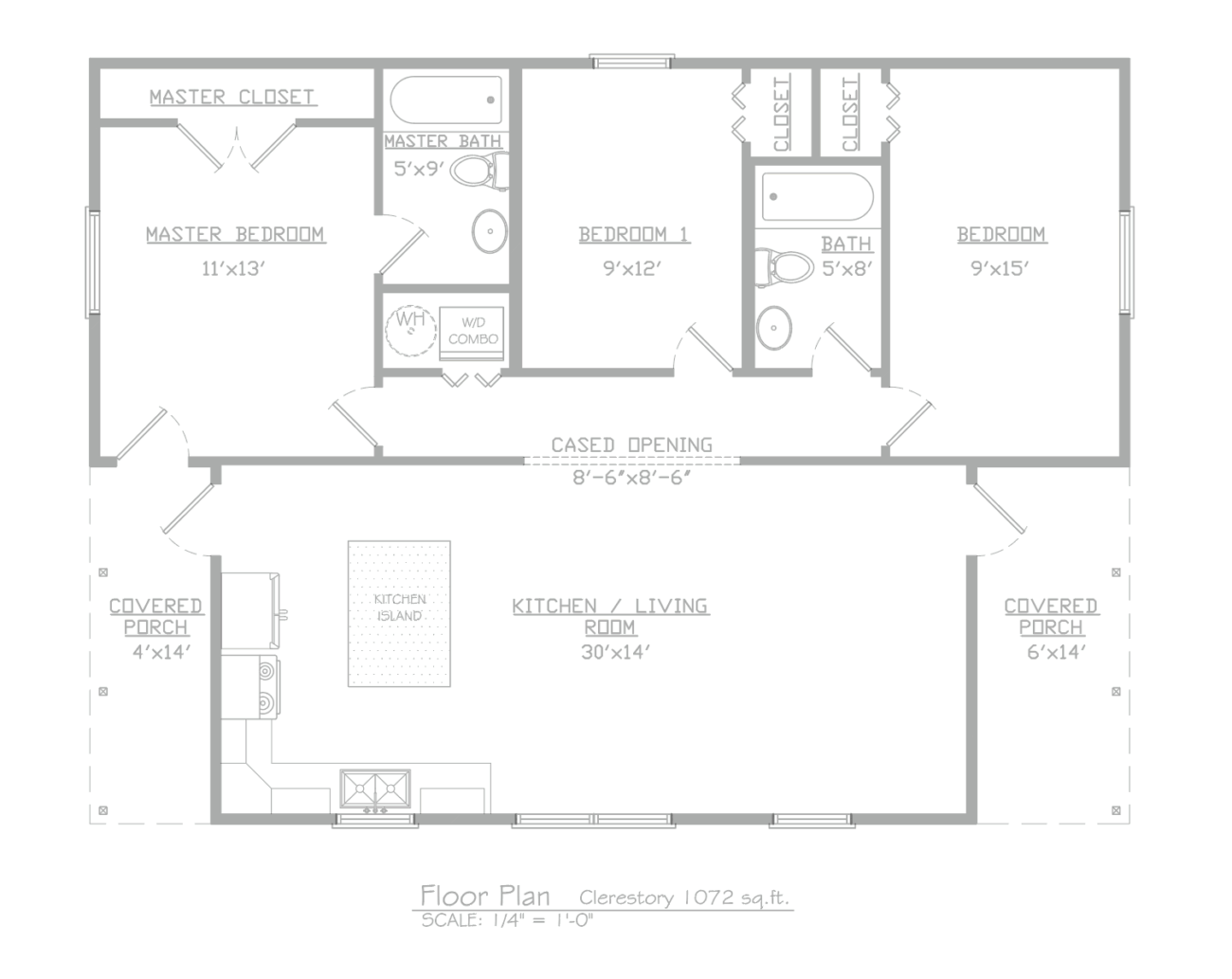 Contemporary 30x40 floorplan 1300x1033