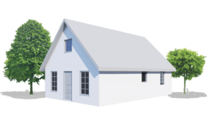 Cottage kit illustration