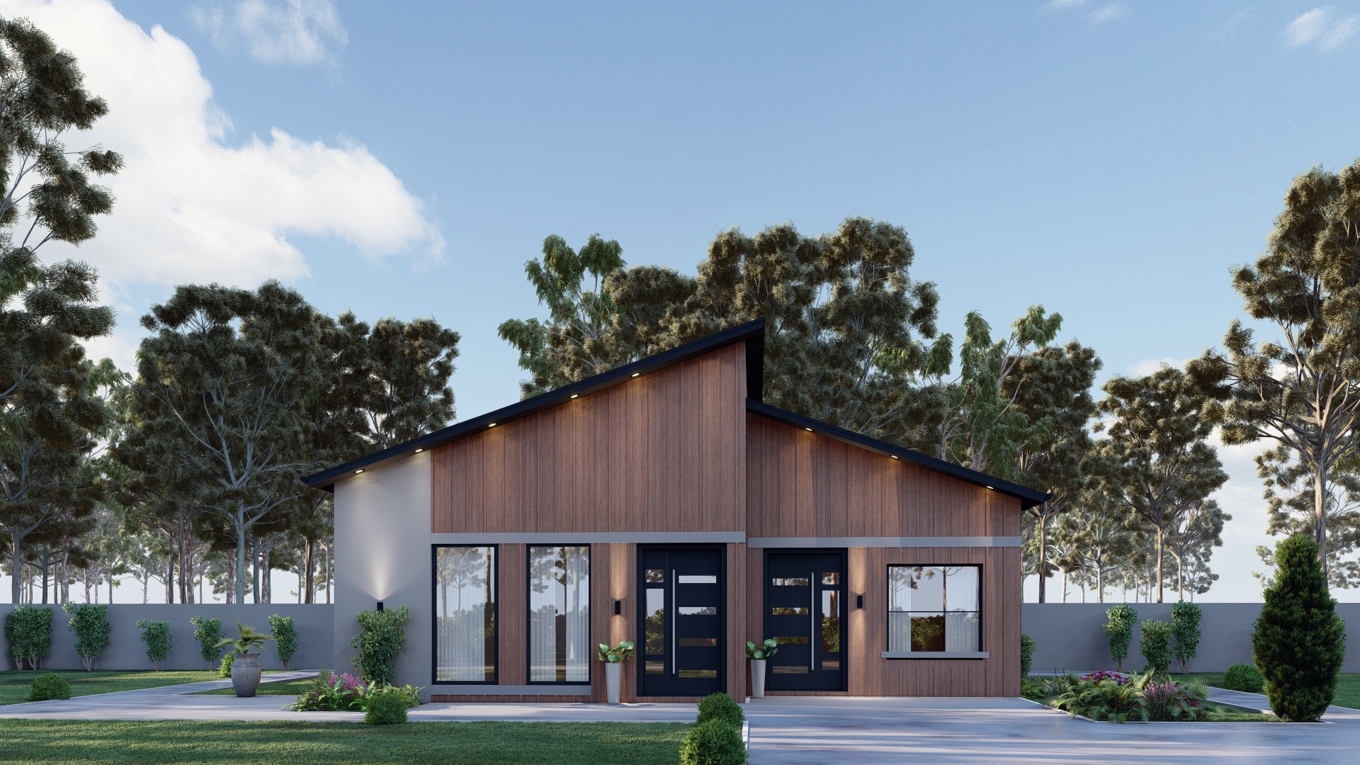Duplex prefab house kit small msh