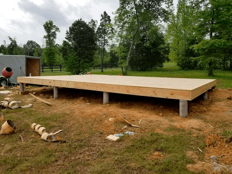 pier and beam foundation