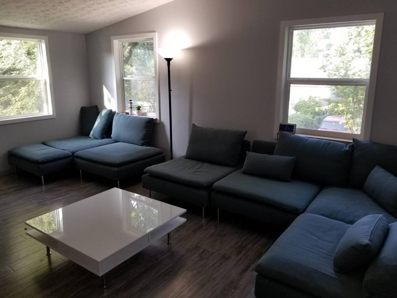 An interior photo of a finished Carriage House