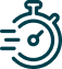 Illustration of a fast-moving stop-watch